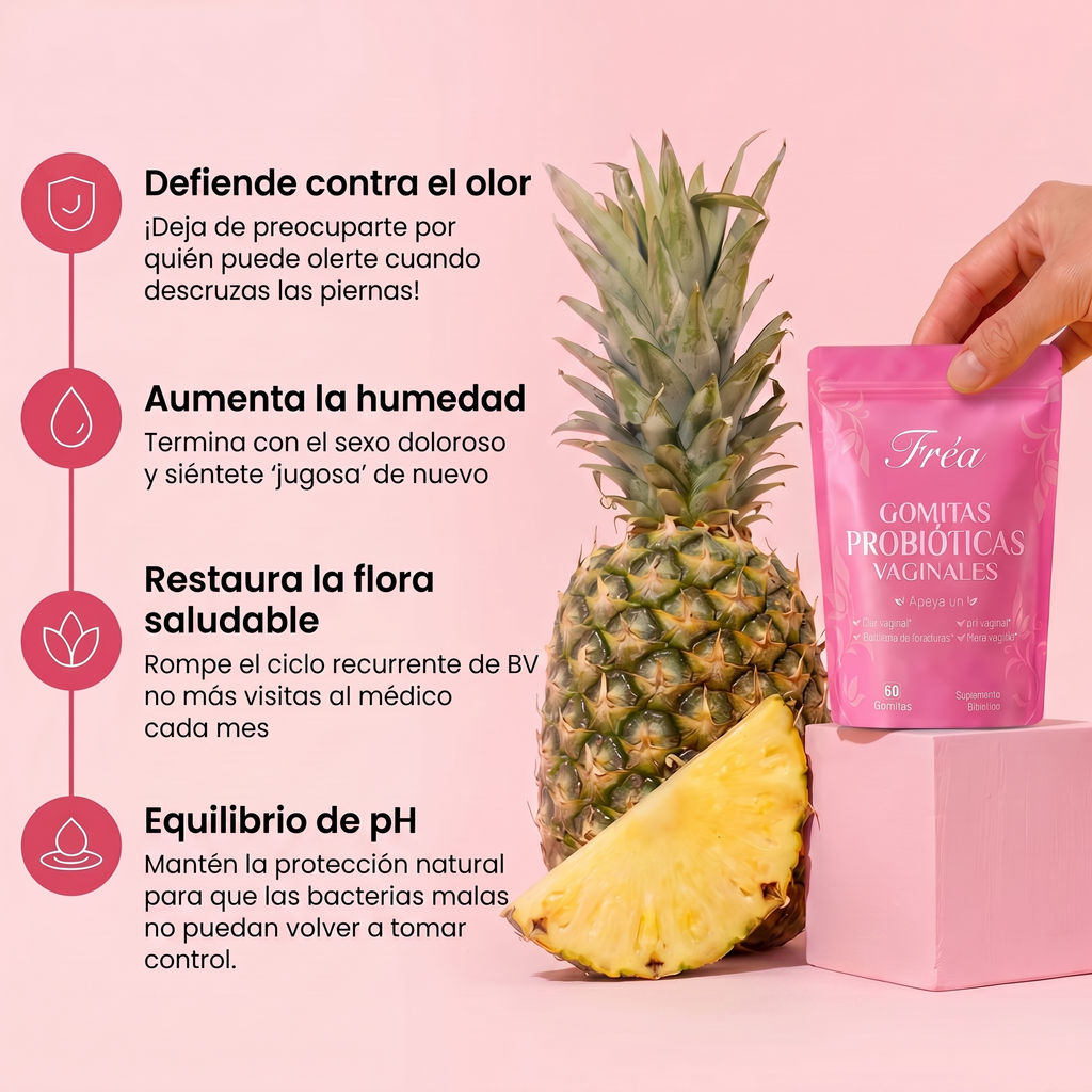 Gummies de Fréa · Control del Olor y Equilibrio del pH
